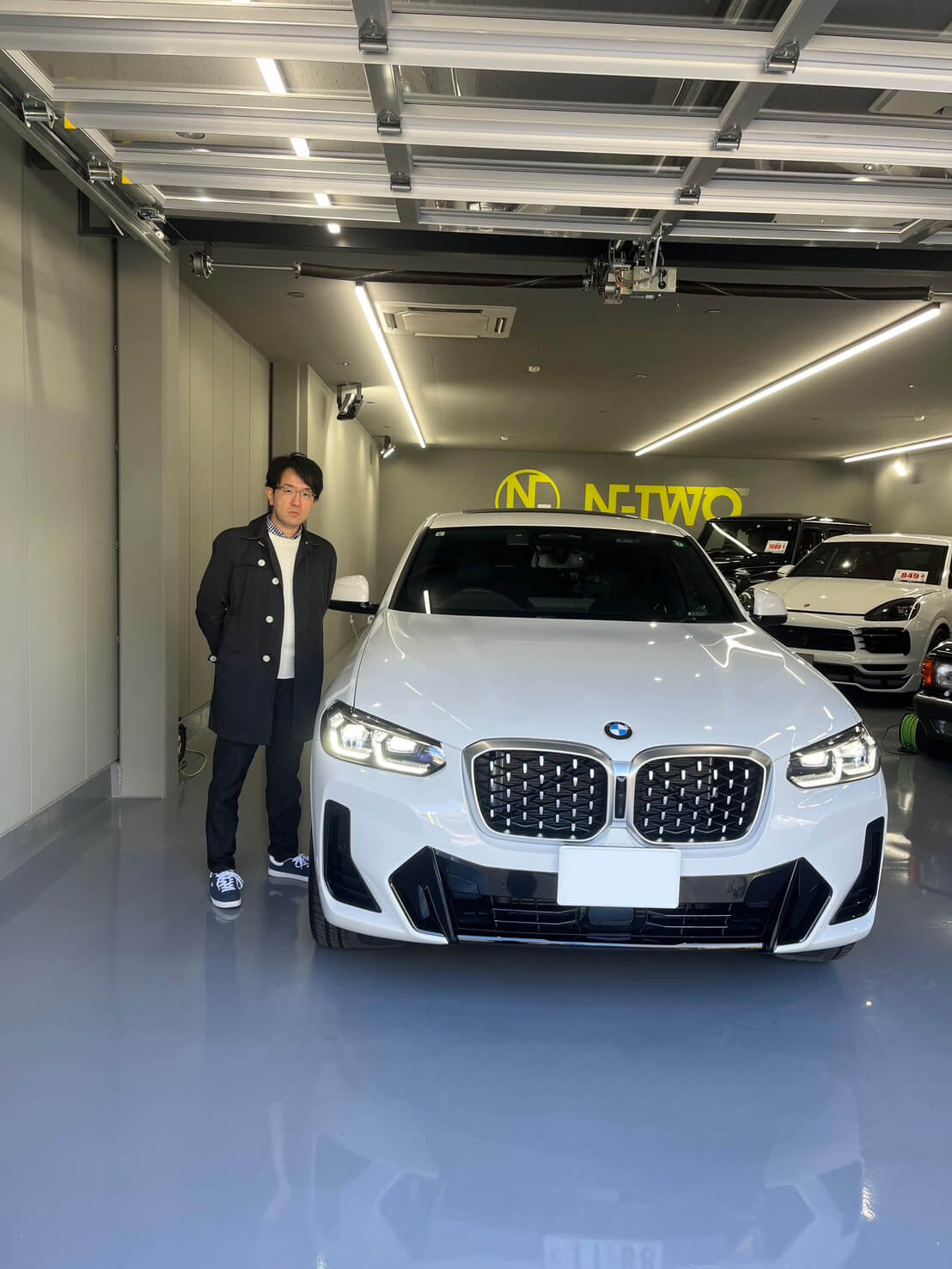 お客様が購入したBMW X4 xDrive20dとN様