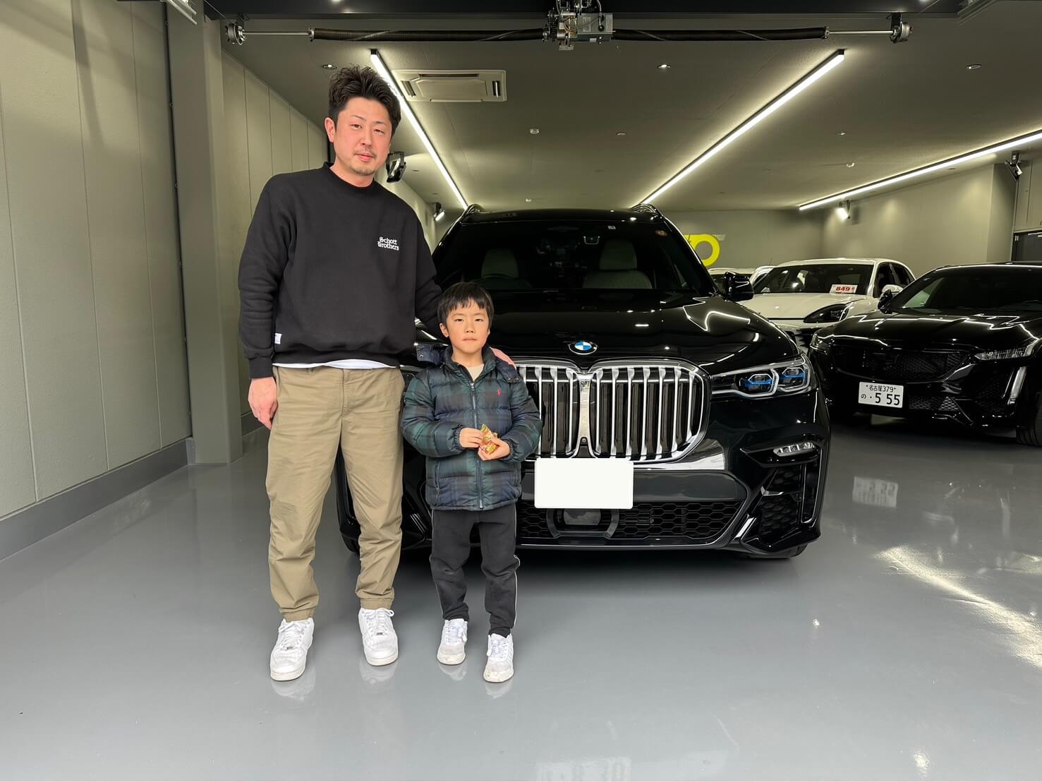 お客様が購入したBMW X7 X drive40d Mスポーツと富山県N様