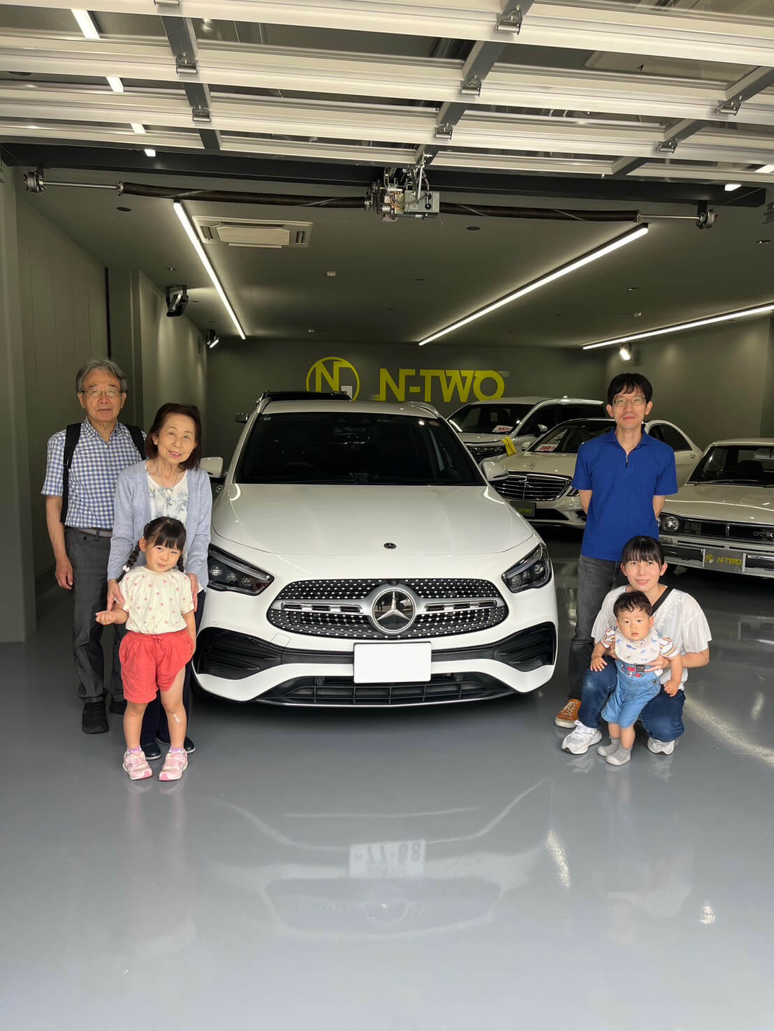 お客様がが購入したメルセデス・ベンツ GLA200dとI様