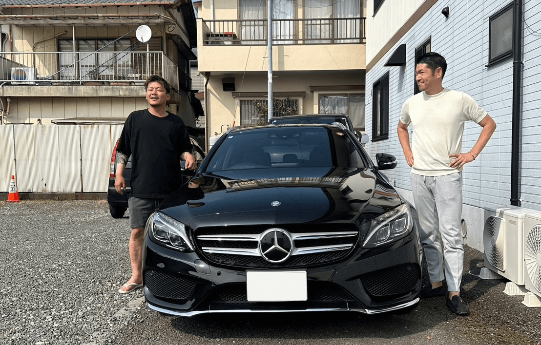 お客様が購入したメルセデスベンツC180スポーツワゴンとお客様