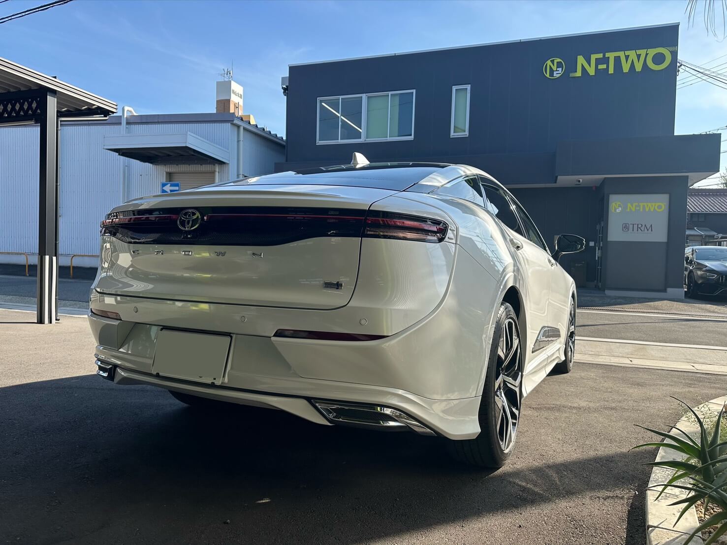 お客様が購入したトヨタ クラウンクロスオーバーのリア