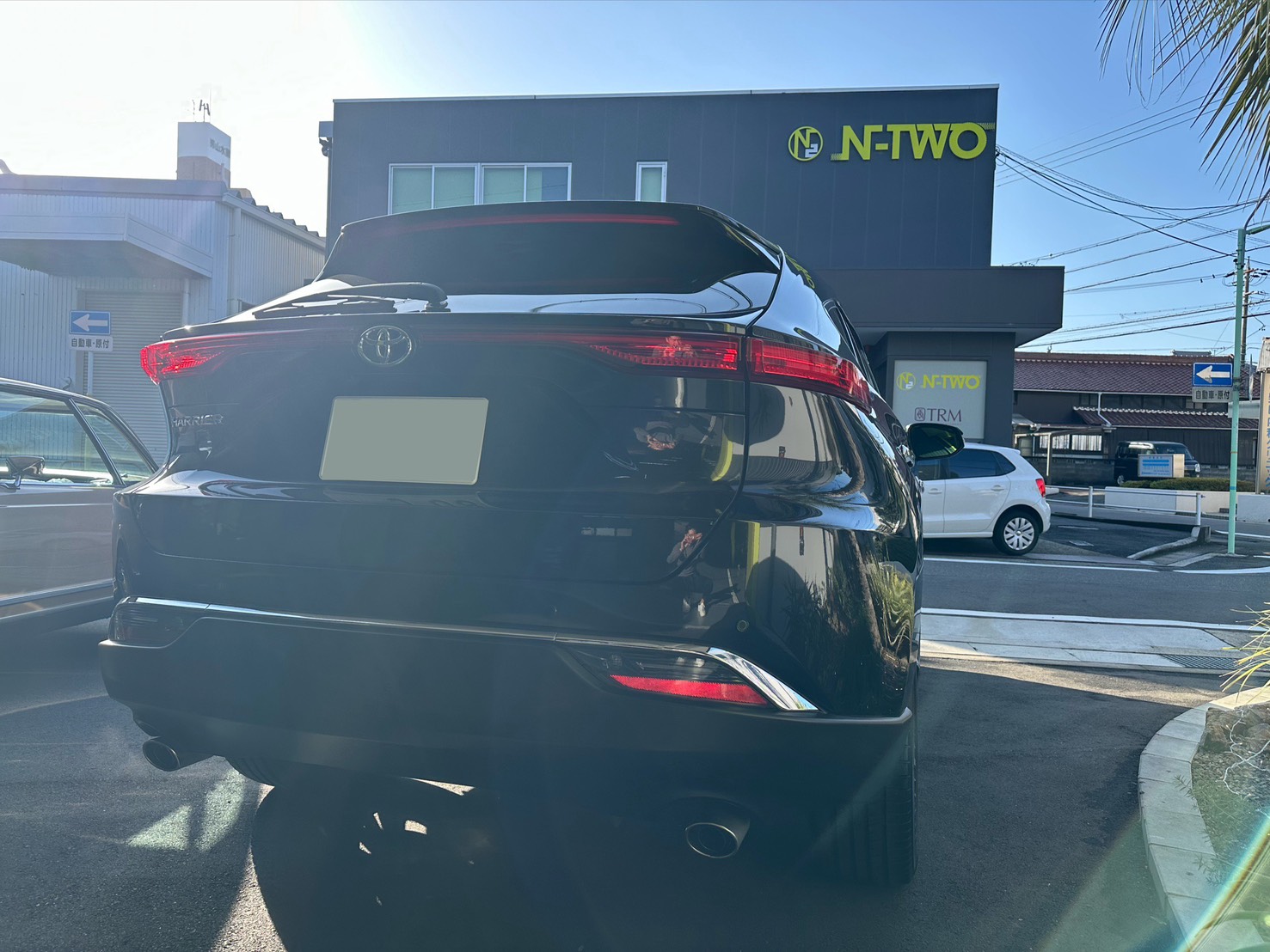 お客様が購入したトヨタ ハリアー Z レザーパッケージのリア