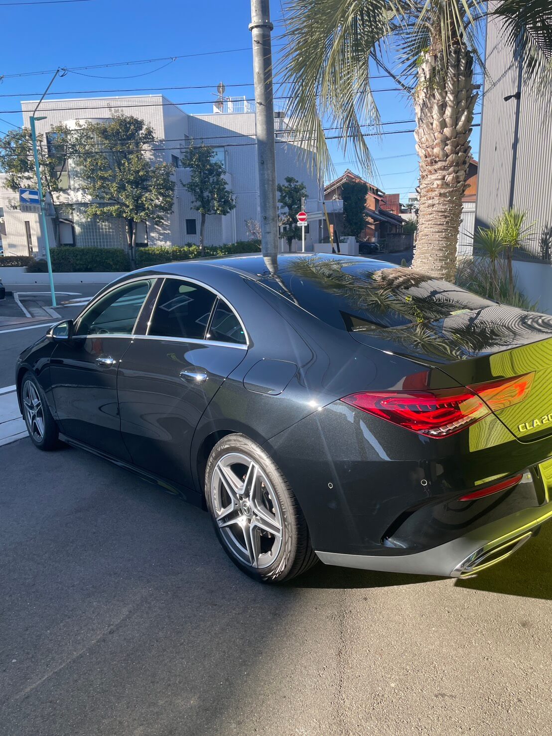 お客様が購入したメルセデス・ベンツ CLAのリア