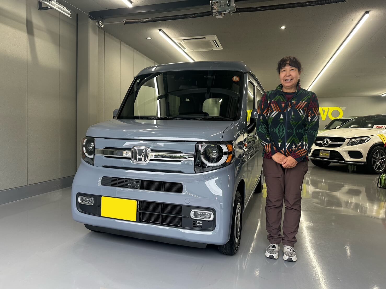 お客様が購入したホンダ N-VANとT様